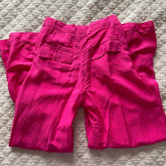 H&M Studio Barbie Pink Wide Leg Pant - Picture 2 of 3